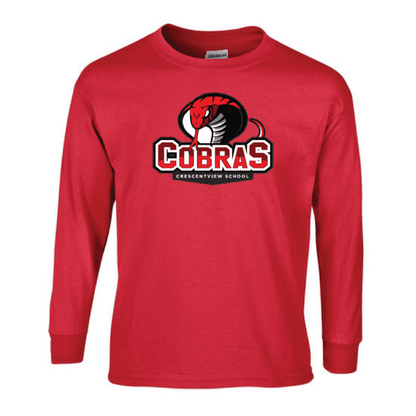 CVS - G240 Gildan Ultra Cotton Long Sleeve T-Shirt - Red