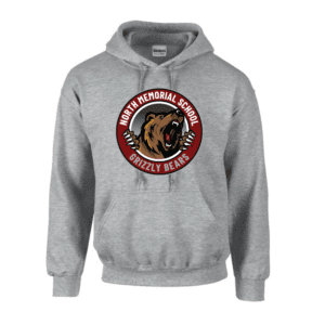 G185 Sport Grey North Memorial School hoodie